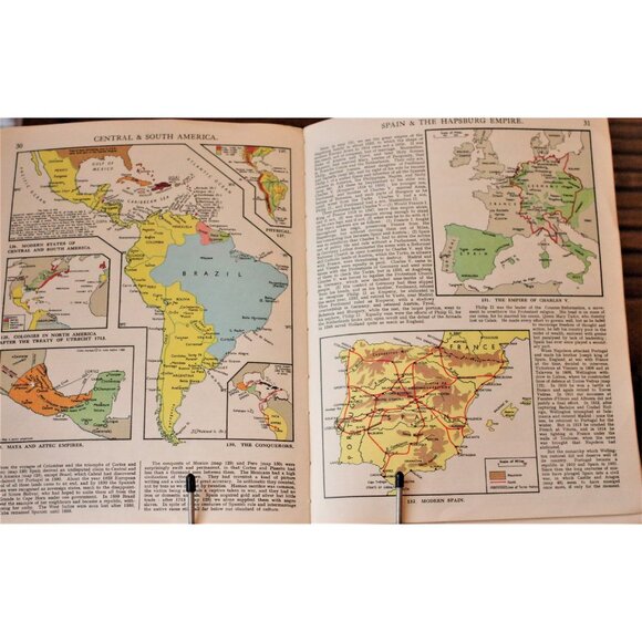 1950s Atlas, History Teaching Atlas: British and World History, Wheaton 1955 - Picture 7 of 8